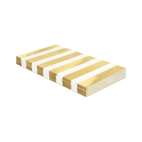 Gold Foil Stripes Paper Napkins by Celebrate It™, 16ct.