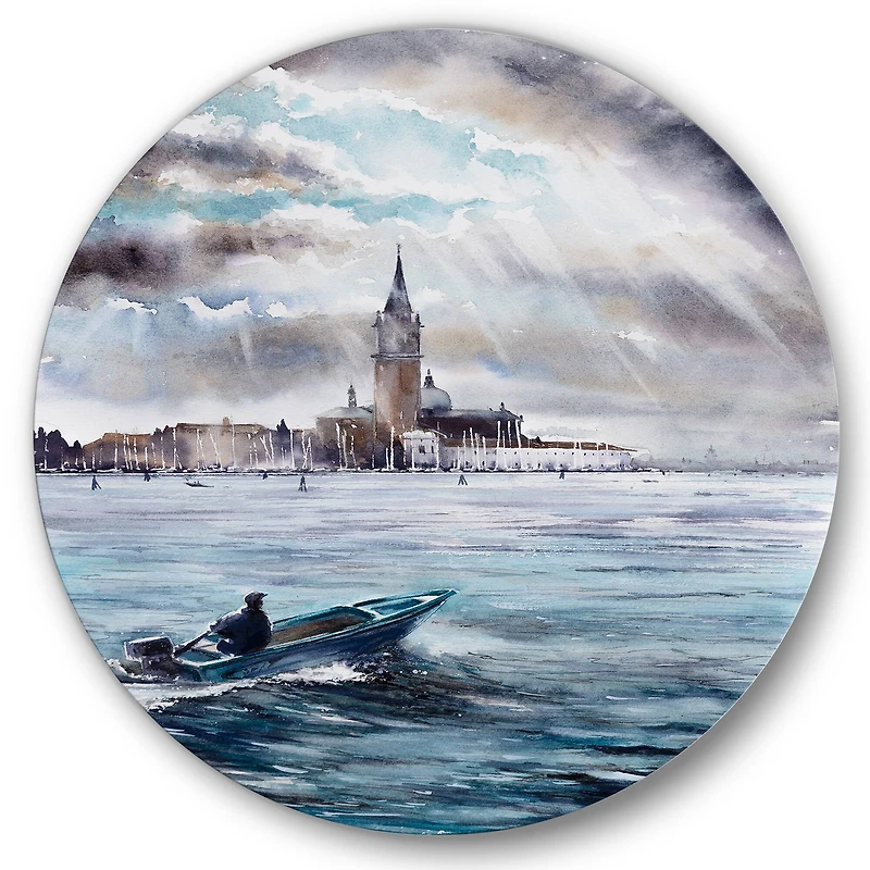 Designart - Storm Over Venice In Italy