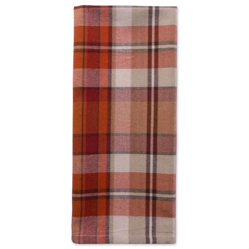 DII® Assorted Check Fall Be Thankful Printed Dishtowel Set