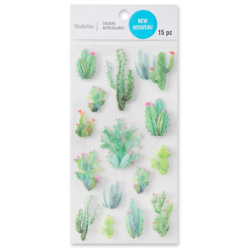 Cactus Dimensional Stickers by Recollections™