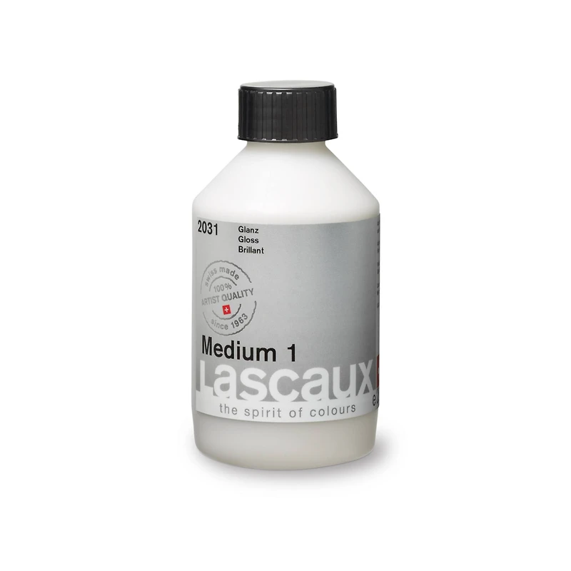 Lascaux Medium 1 Gloss Acrylic Medium, 250mL