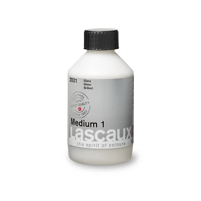 Lascaux Medium 1 Gloss Acrylic Medium, 250mL