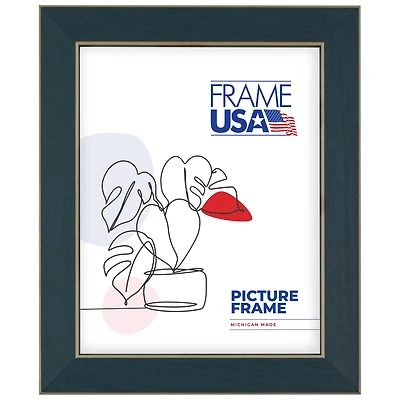 Frame USA Clean Cut Blue Single Image Picture Frame