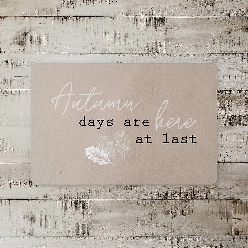 Autumn Days At Last Floor Mat