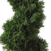 Potted Cedar Spiral Artificial Tree