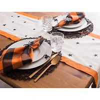 DII® 72" Black Stars Print Table Runner