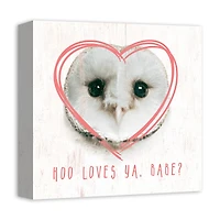 Owl Love Canvas Art