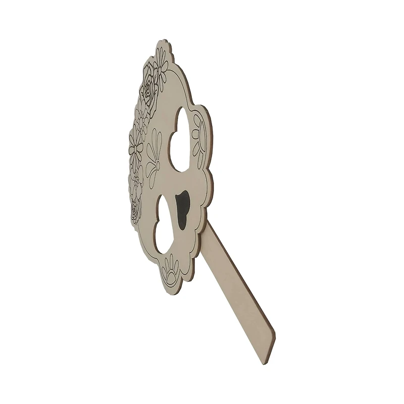 12.75" Sugar Skull Wood Mask by Creatology™