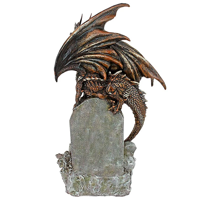 Design Toscano 13" Cruel Wing the Castle Graveyard Dragon Statue