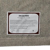 Blue Wool Modern Area Rug 5ft. x 8ft.