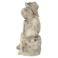 Design Toscano 14" Kissing Boy & Girl Statue