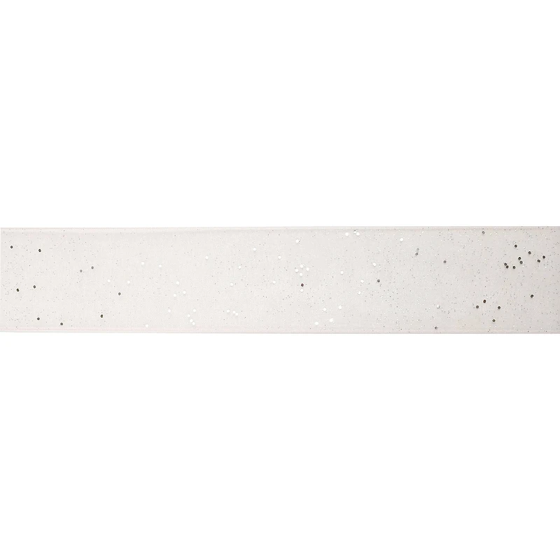 1.5" x 3yd. Sheer Glitter Ribbon by Celebrate It®