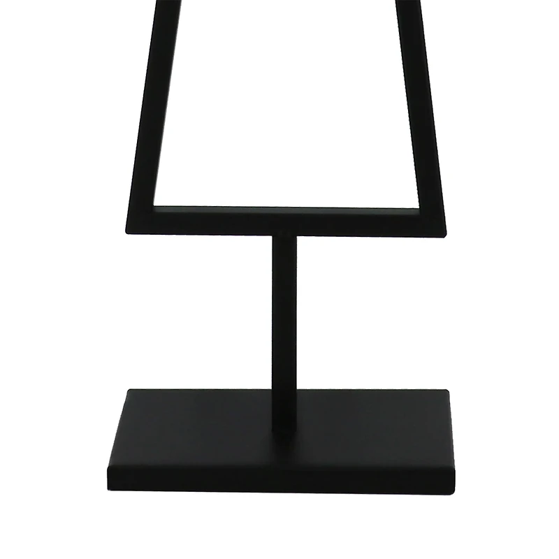 Black Metal Triangle Tree Tabletop Décor by Ashland