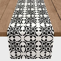 Distressed Tiles Indoor/Outdoor Table Runner