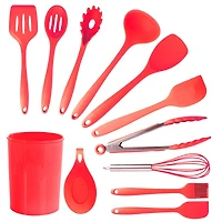 MegaChef Silicone Cooking Utensils Set