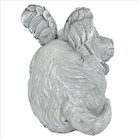 Design Toscano 10" Antique Stone Dog Memorial Angel Statue