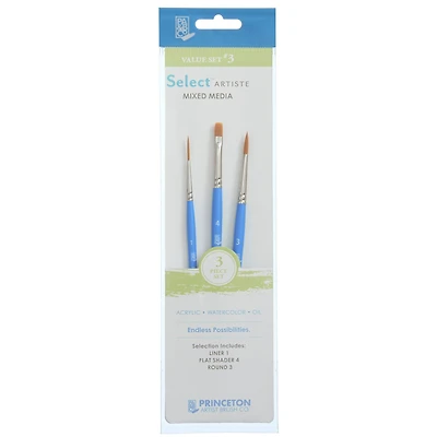 Princeton™ Select™ Artiste Series 3750 #3 Brush Set