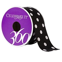 12 Pack: 1.5" Grosgrain Polka Dots Ribbon by Celebrate It® 360°™