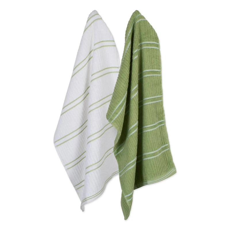 DII® Striped Ribbed Terry Dish Towels