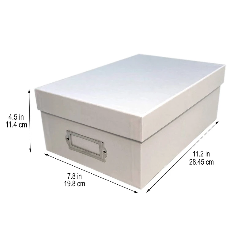 12 Pack: White Memory Box by Simply Tidy™