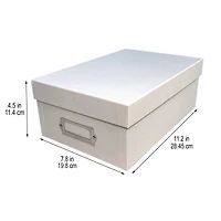 12 Pack: White Memory Box by Simply Tidy™