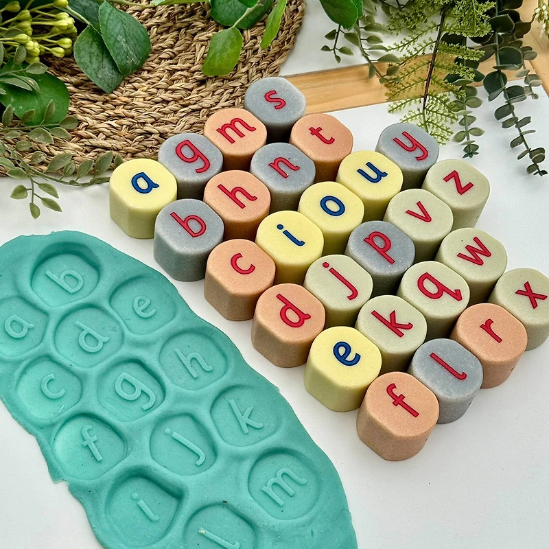 Yellow Door Lowercase Alphabet Stamping Stones