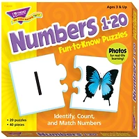 Trend Enterprises® Numbers 1-20 Fun-to-Know Puzzles