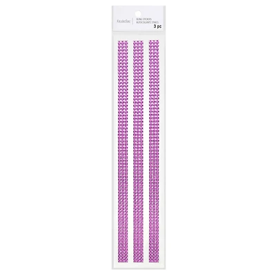 12 Packs: 3 ct. (36 total) Violet Border Bling Stickers by Recollections™