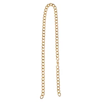 12 Pack: 24" Large Gold Flat Curb Chain by Bead Landing™
