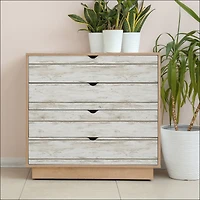 InHome White Washed Plank Peel & Stick Wallpaper