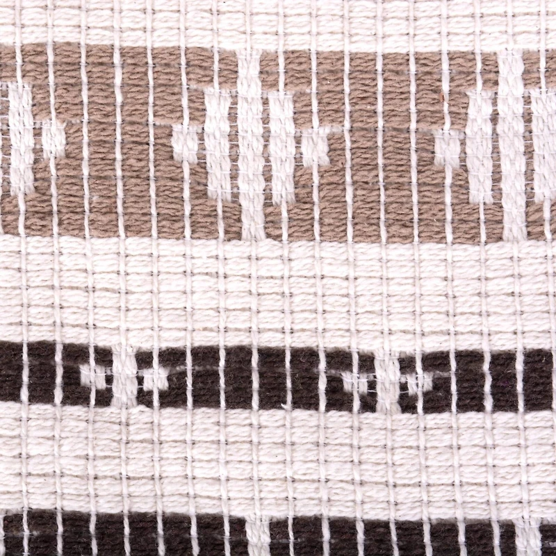 DII® Dark Brown & Stone Colby Southwest Throw