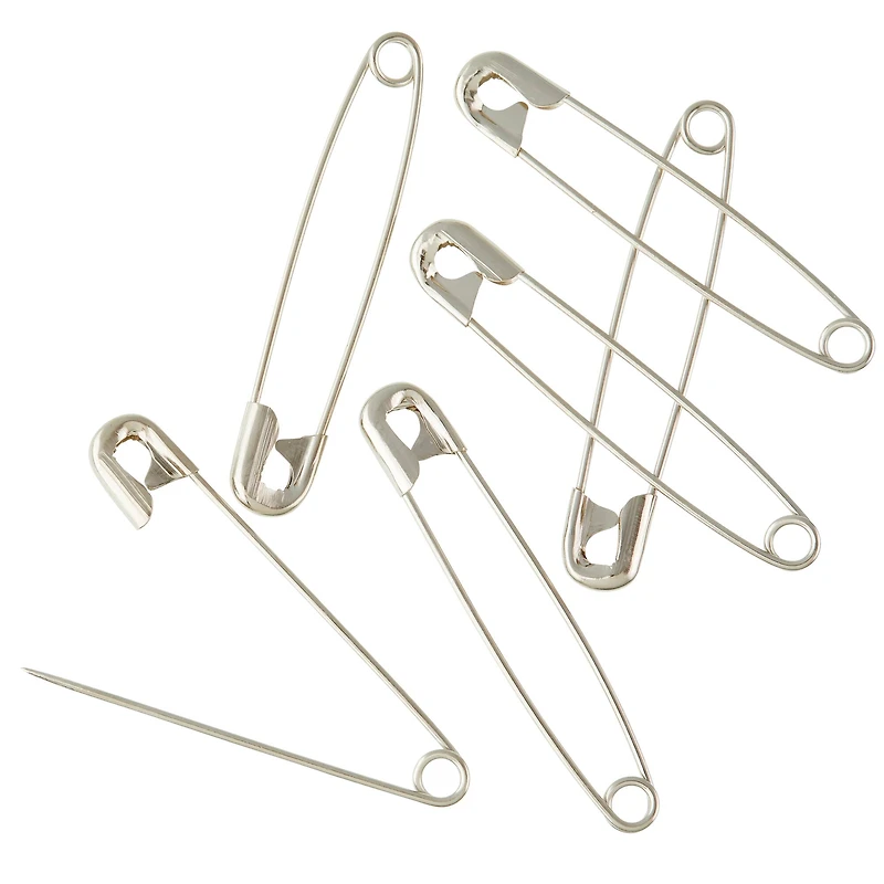 24 Packs: 6 ct. (144 total) 2" Safety Pins by Loops & Threads™