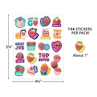Teacher Created Resources® Strawberry Smelly Stickers, 6 Packs of 114