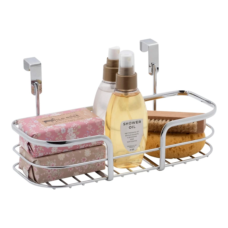 Kitchen Details Small Chrome Over the Cabinet Organizer