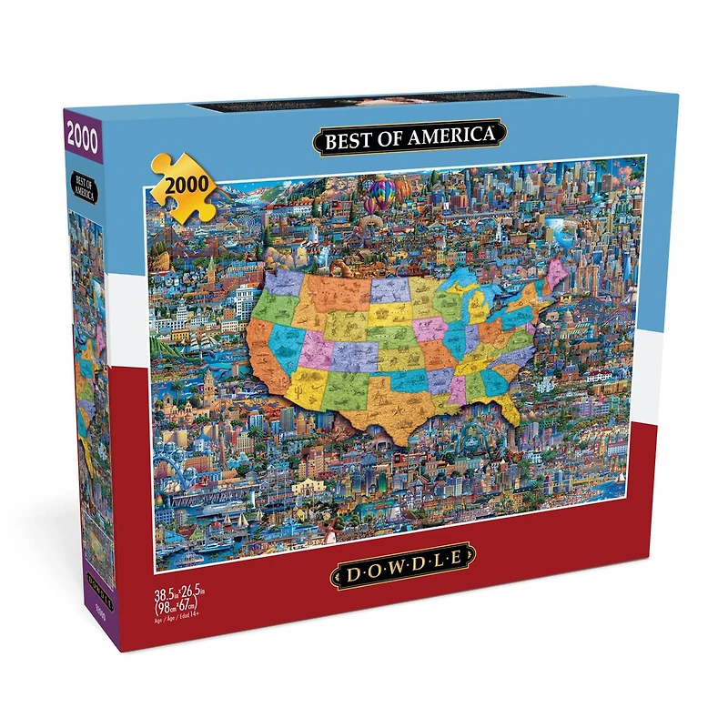 Assorted Art & Photo 2,000 Piece Puzzle