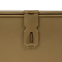 Hello Honey® Decorative Metal Boxes with Gold Finish Set