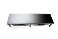 Mind Reader Black Large Dual Monitor Drawer Stand