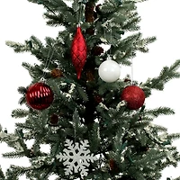 34 Pack Red & White Peppermint Lane Shatterproof Ornaments by Ashland®