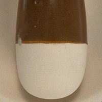 Hello Honey® Brown & Cream Reactive Glaze Stoneware Mortar & Pestle