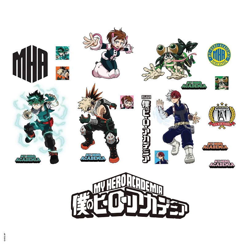 RoomMates My Hero Academia Wall Decals