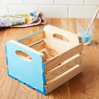 8 Pack: 8" Wood Crate with Cutout Handles by Make Market®