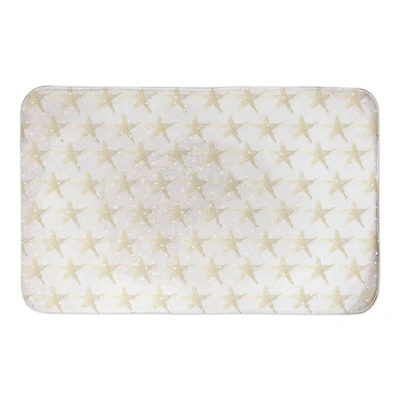 Simple Gold Pattern 21" x 34" Bath Mat