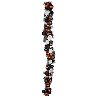 6ft. Orange, Black & White Ghost & Ornament Garland by Ashland®