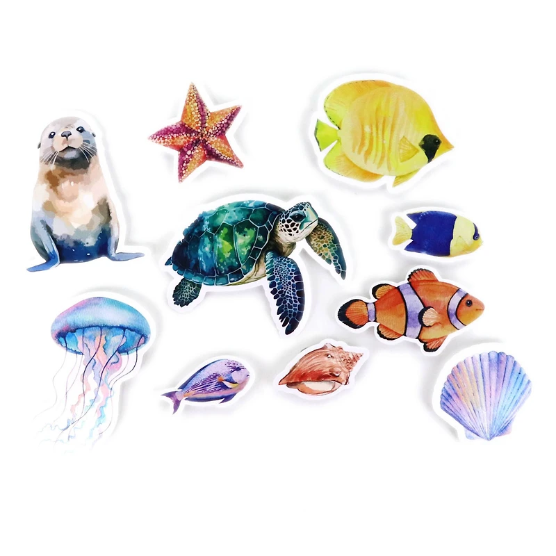 Sealife Vinyl Die Cut Stickers by Recollections™