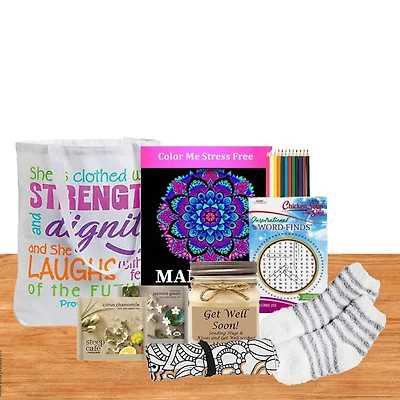 Get Well Soon Coloring & Activity Tote