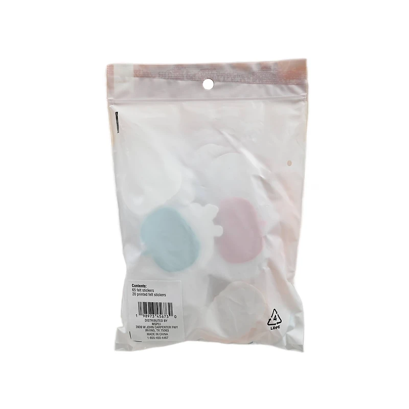 Pumpkin Felt Stickers, 85ct. by Creatology™