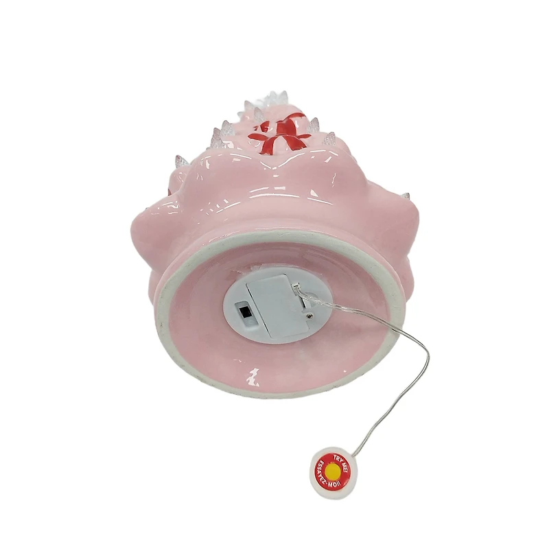 10" Pink Tree with Bows LED Ceramic Tabletop Décor by Ashland®