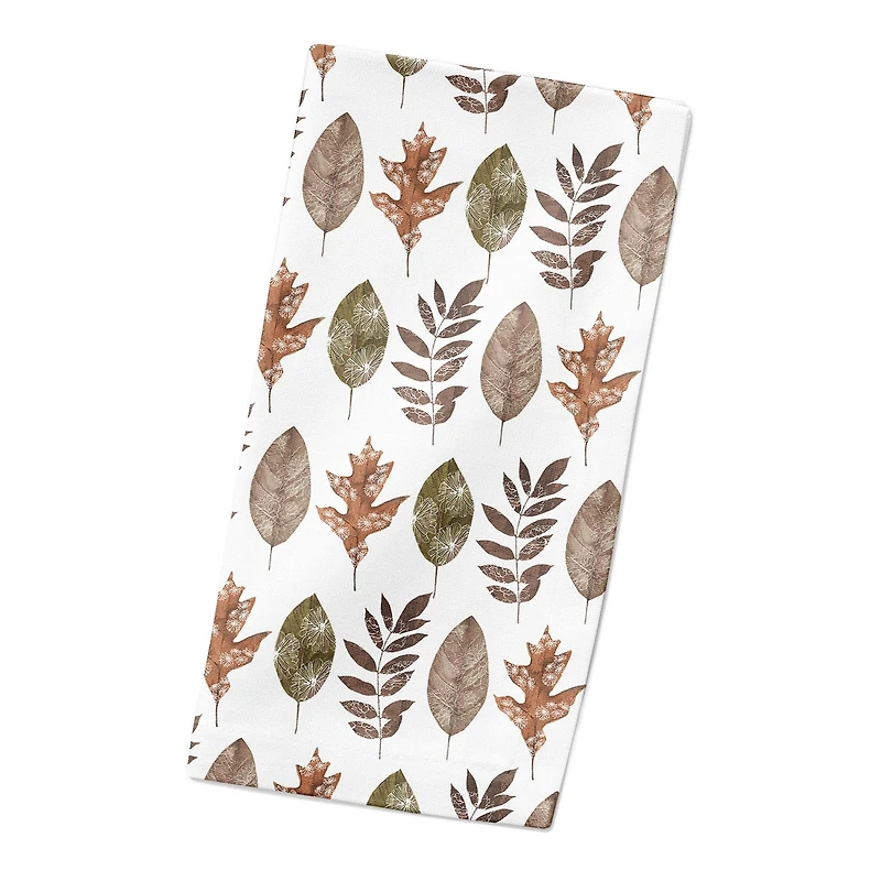 Fall Leaf Pattern Cotton Twill Napkin