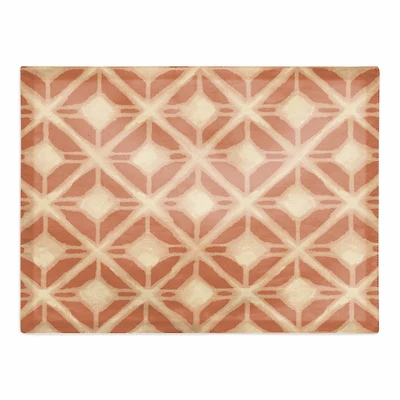 Terracotta Ikat 18" x 14" Cotton Twill Placemat