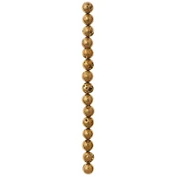 12 Pack: Gold Agate Round Beads, 10mm by Bead Landing™